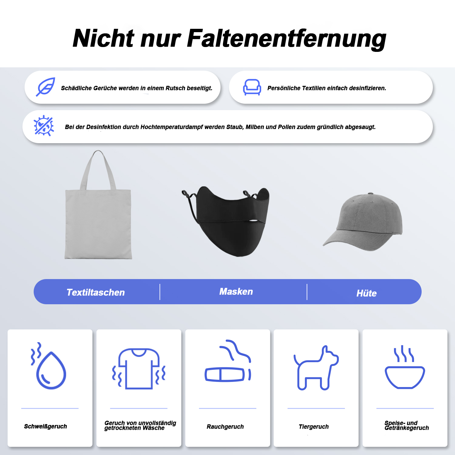 Morus V6 Vakuum-Dampfbügler für Kleidung