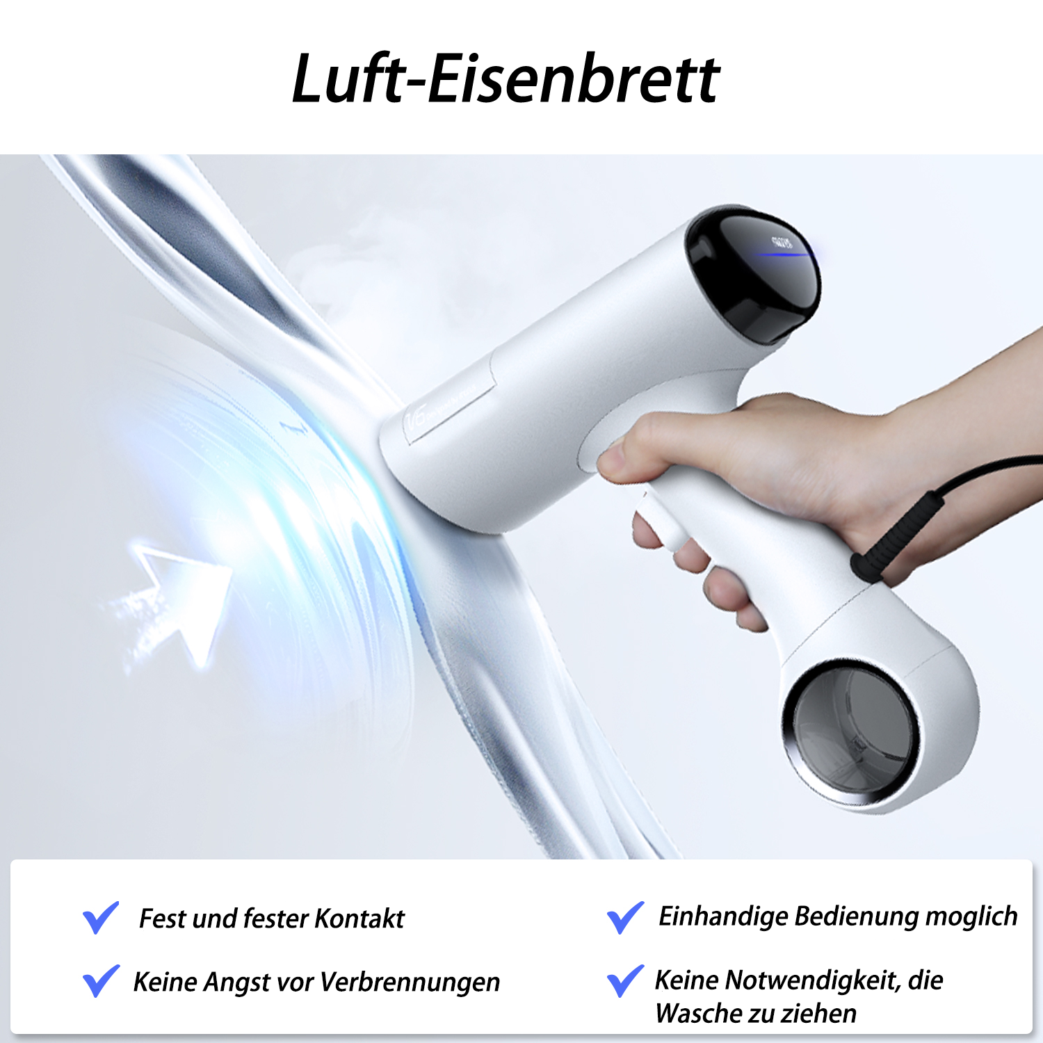 Morus V6 Vakuum-Dampfbügler für Kleidung